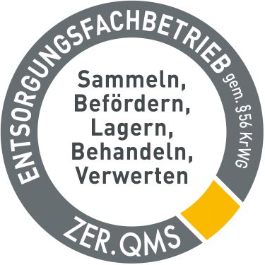 Zertifizierung ZER-QMS Entsorgungsfachbetrieb